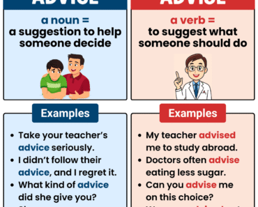 Advice vs. Advise – What’s the Difference?