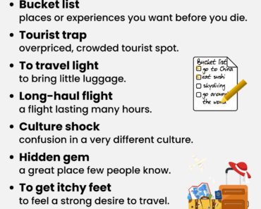 IELTS Vocabulary: Travel