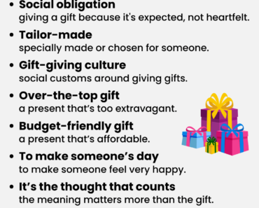IELTS Vocabulary: Gifts