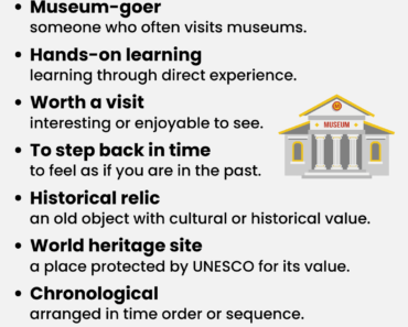 IELTS Vocabulary: Museums IELTS Vocabulary: Museums