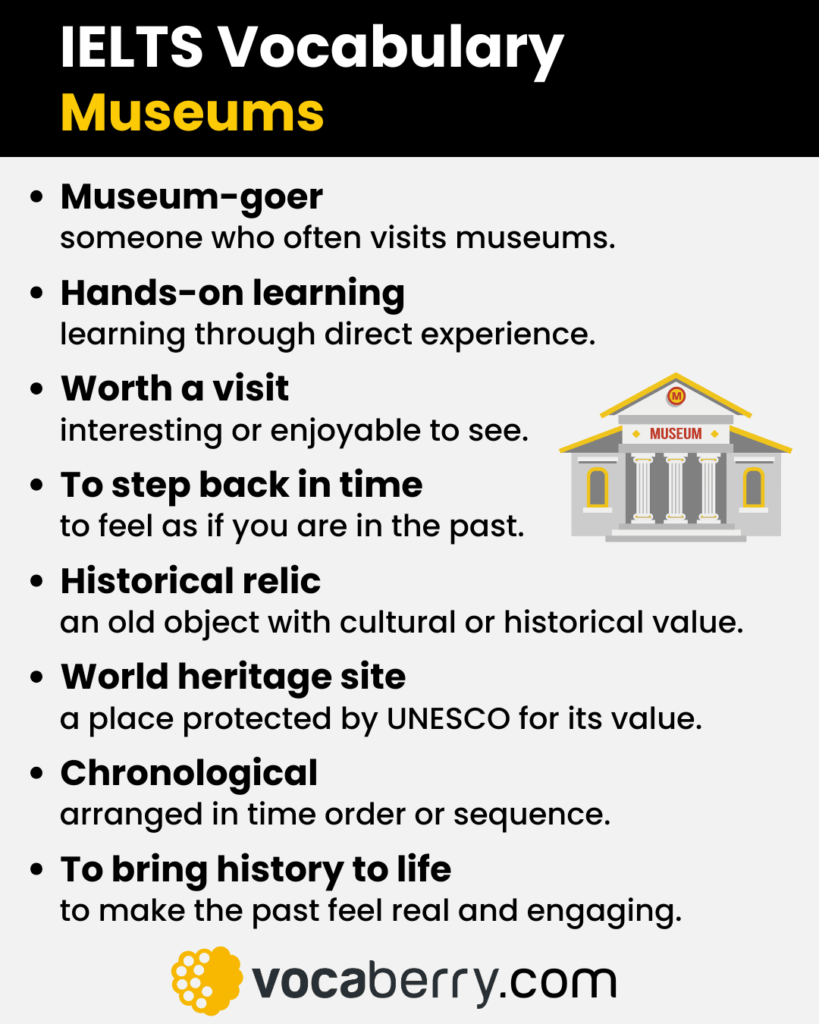ielts-vocabulary-for-museums-with-definitions-ielts-speaking-part-1-part-2-part-3-questions-and-sample-answers-english-vocaberry