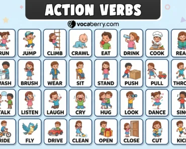 Action Verbs in English: Definition, Types, Examples