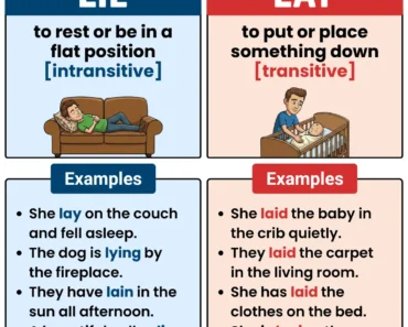 Lie vs. Lay: What’s the Difference?