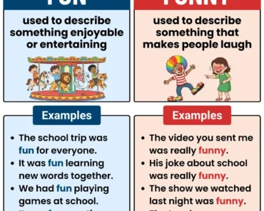 Fun vs. Funny – What’s the Difference?