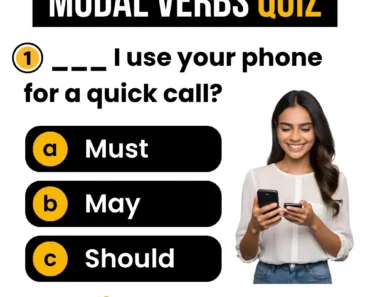 Modal Verbs Quiz: Can, Could, May, Might, Must, Should
