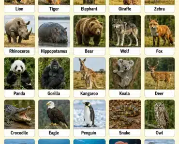 Wild Animals in English