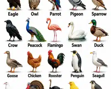 Birds Vocabulary: Bird Names in English