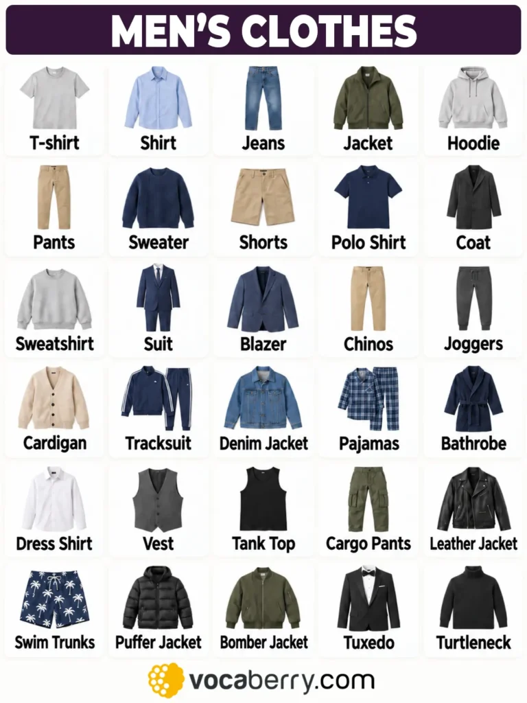 mens-clothes-names-in-english-mens-clothing-vocabulary-words-list-with-pictures-meaning-examples-learn-english-vocabulary-lesson-esl-vocaberry